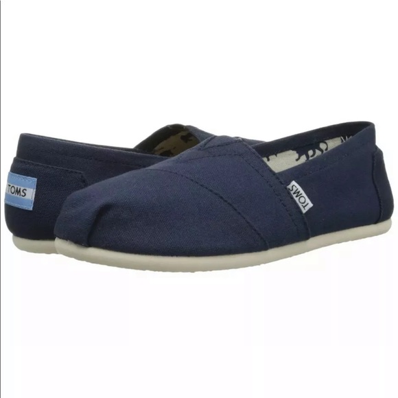 Toms Other - TOMS Men’s Canvas Classic Slip-on Navy Blue, Sz 11